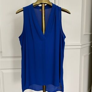 Vince Camuto Elegant Blue Sleeveless Top
